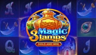 Логотип 3 Magic Lamps Hold and Win